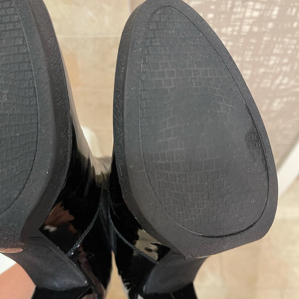 Stuart weitzman patent leather booties/ heels - Picture 7 of 13